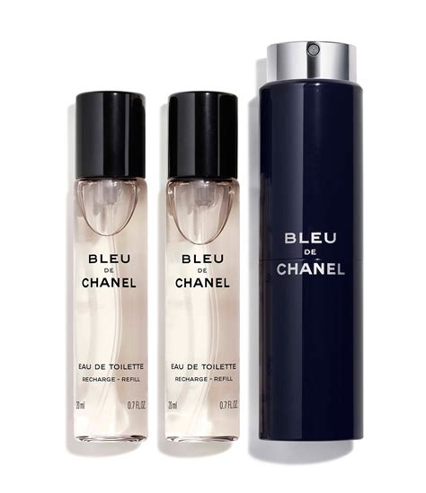 bleu de chanel eau de toilette refill|bleu De Chanel travel refill.